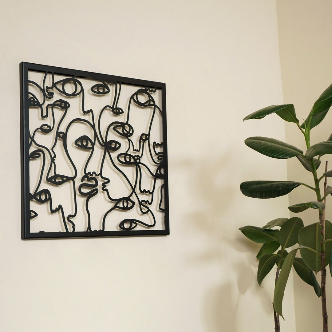 ev-ve-ofisler-için-soyut-yüzler-duvar-dekoru