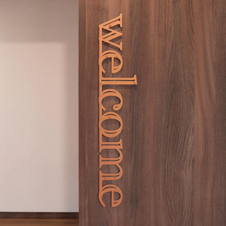 welcome-yazisi-bakir-metal-duvar-susu-modern-tasarım-colorfullworldstr