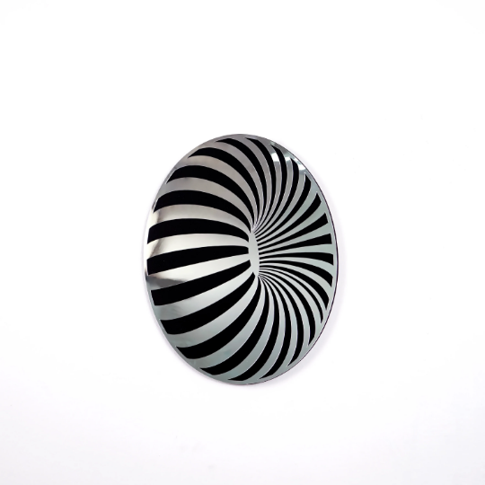 Ahşap Duvar Dekoru - 3D Torus Spirali Lazer Kesim & El Yapımı