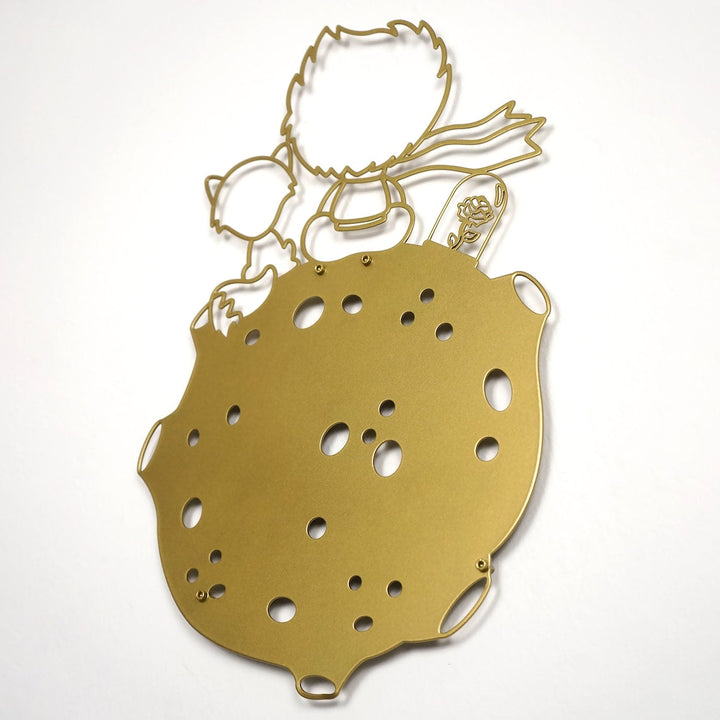 Küçük Prens Ve Tilki Duvar Tablosu - Metal Dekoratif