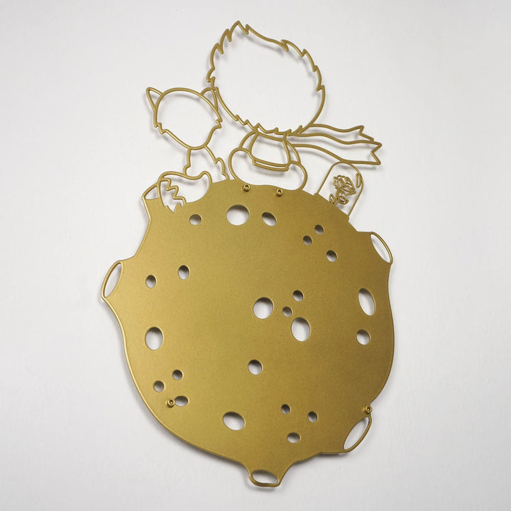 Küçük Prens Ve Tilki Duvar Tablosu - Metal Dekoratif