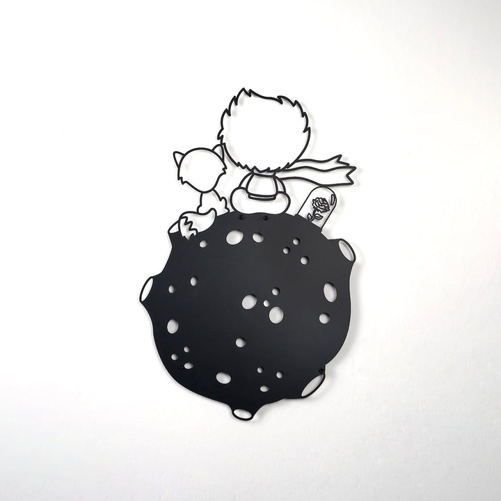 Küçük Prens Ve Tilki Duvar Tablosu - Metal Dekoratif