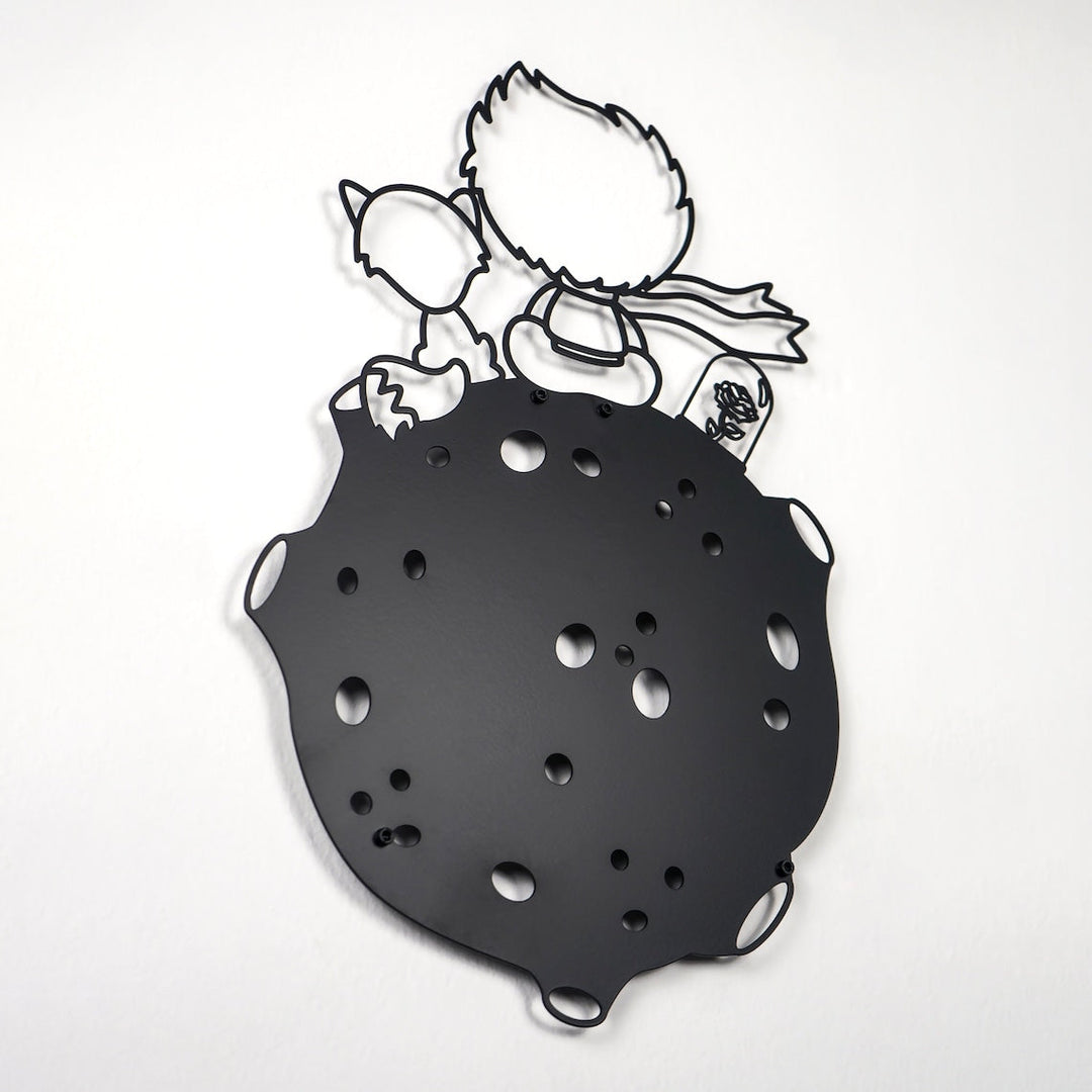 Küçük Prens Ve Tilki Duvar Tablosu - Metal Dekoratif