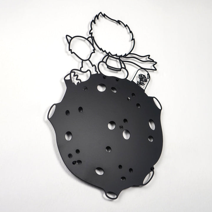 Küçük Prens Ve Tilki Duvar Tablosu - Metal Dekoratif