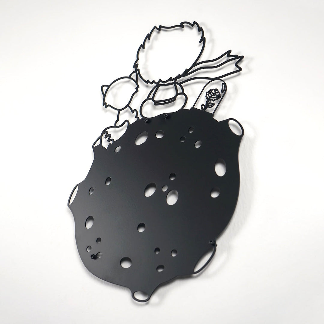 Küçük Prens Ve Tilki Duvar Tablosu - Metal Dekoratif