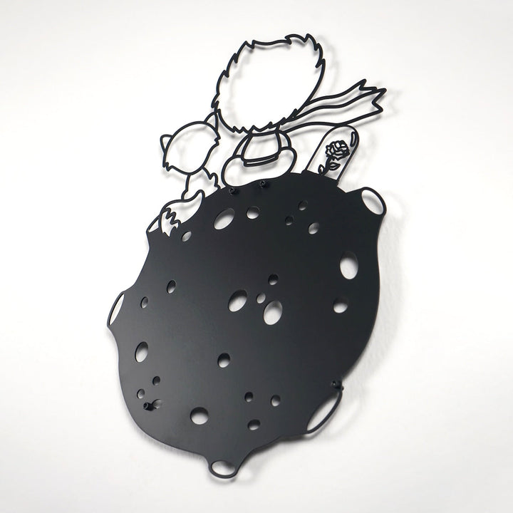 Küçük Prens Ve Tilki Duvar Tablosu - Metal Dekoratif