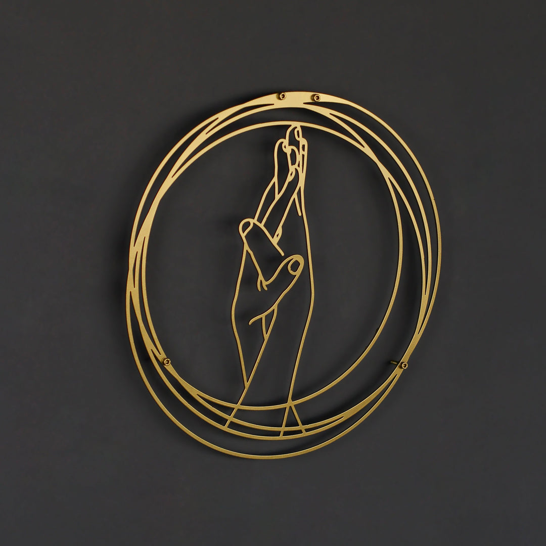 Aşk Temalı Dekoratif Metal Duvar Tablo Seti - Metal Dekor