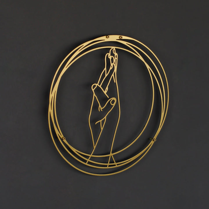 Aşk Temalı Dekoratif Metal Duvar Tablo Seti - Metal Dekor