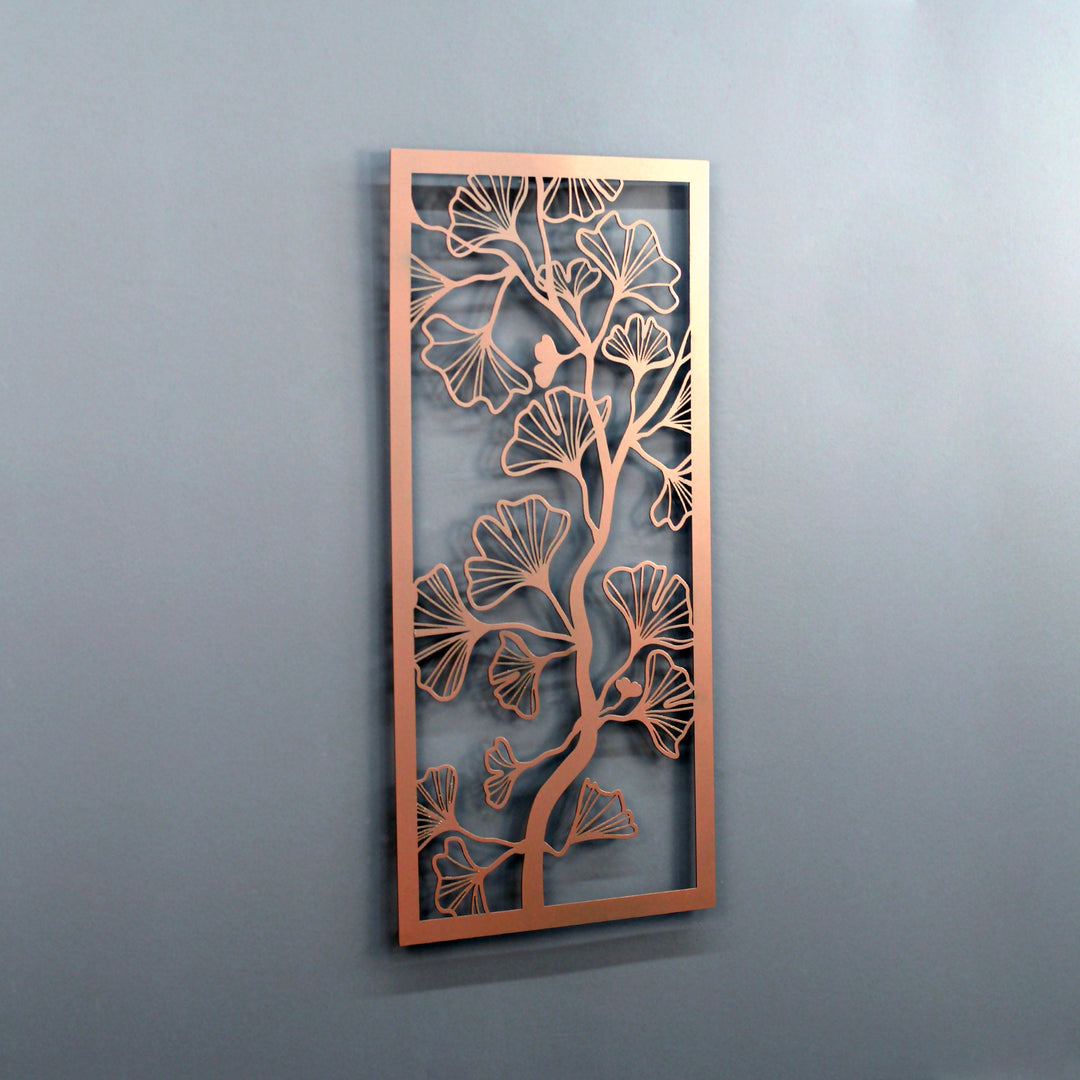 Ginkgo Biloba Ağacı Duvar Tablosu - Metal Dekor