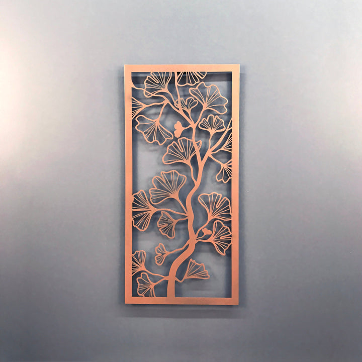Ginkgo Biloba Ağacı Duvar Tablosu - Metal Dekor