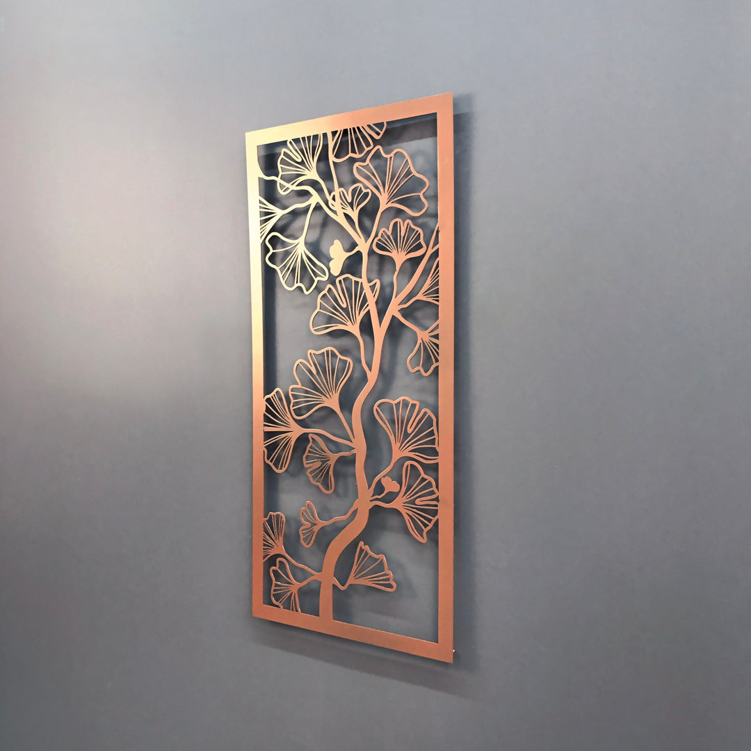 Ginkgo Biloba Ağacı Duvar Tablosu - Metal Dekor