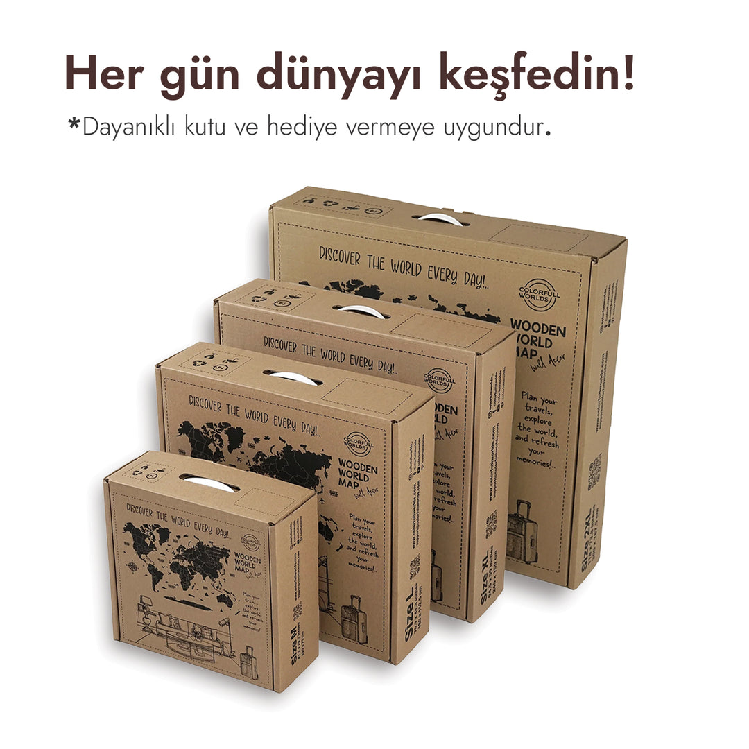 ahsap dunya haritasinin dayanikli ve estetik kutulari colorfullworldstr