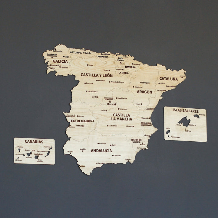sevdiklerinize-hediye-icin-2d-İspanya-duvar-haritası