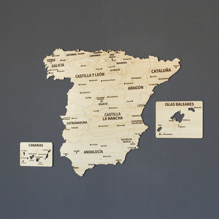 büyüleyici-sanat-eseri-2d-İspanya-duvar-haritası