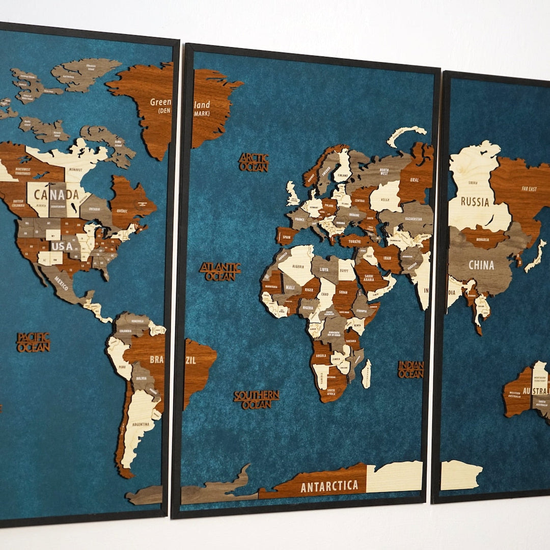 detail-view-of-colored-countries-on-3d-wooden-world-map-decor