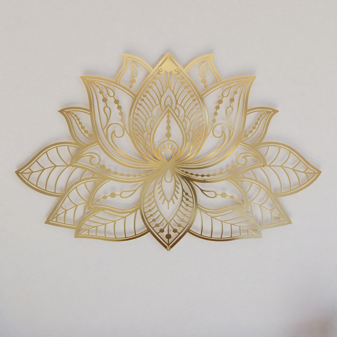 mandala-lotus-metal-tablo-altin-renk-parlak-duvar-aksesuar-islamicwallarttr