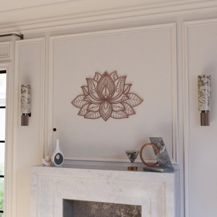 mandala-lotus-bakir-renk-metal-duvar-dekorasyon-parlak-gorunum-islamicwallarttr