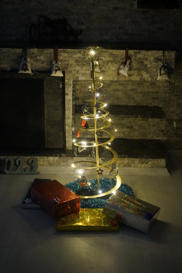 Metal Spiral Noel /Yılbaşı Ağacı ve Noel Süsleri