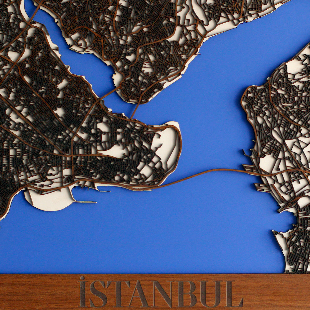 Çok Katmanlı İstanbul Şehir Haritası
