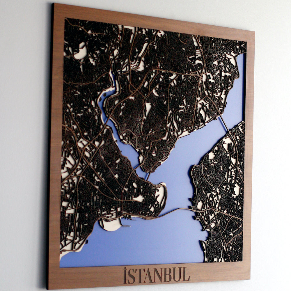 Çok Katmanlı İstanbul Şehir Haritası
