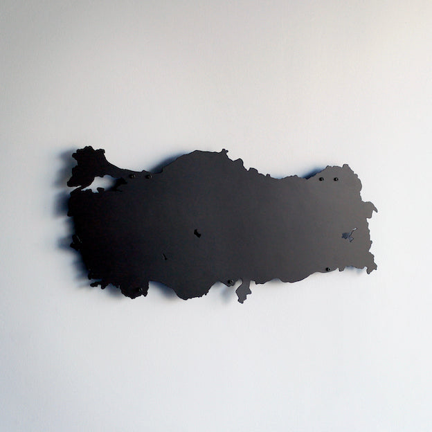 dilsiz metal turkiye haritasi ulkenin tum sinirlarini cizen minimalist tasarim colorfullworldstr